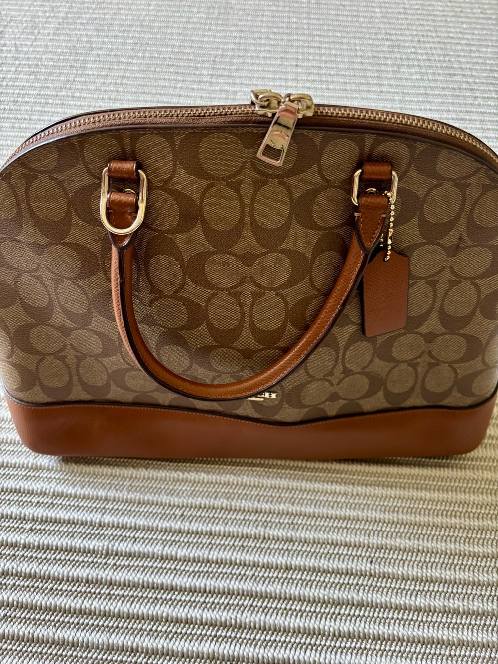 Coach Dome Sierra signature Brown Satchel - Picture 14 of 16